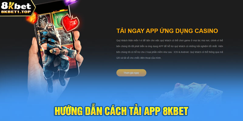 Hướng dẫn cách tải app nhà cái 8KBET