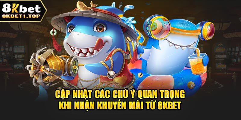 Cập nhật các chú ý quan trọng khi nhận khuyến mãi từ 8Kbet