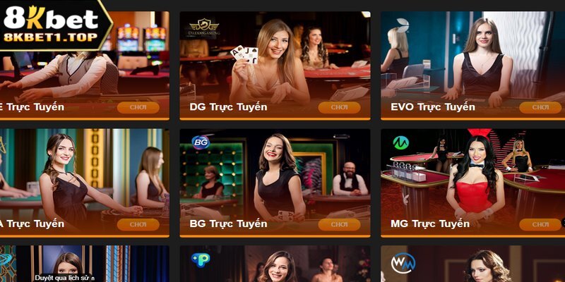 Casino tại 8KBET rất uy tín